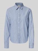 Regular fit blouse met labelstitching