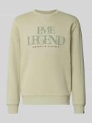 Sweatshirt met labelprint