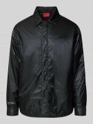 Oversized jack met platte kraag, model 'EVINUZ'