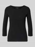 Slim fit shirt met 3/4-mouwen van katoenmix, model 'MULTIA'