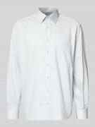 Comfort fit zakelijk overhemd van katoen met kentkraag