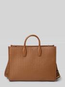 Handtas met labelapplicatie, model 'SANDY TOTE SQ'