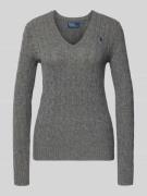 Gebreide pullover met kasjmier, model 'KIMBERLY'