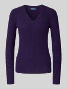 Gebreide pullover met kasjmier, model 'KIMBERLY'