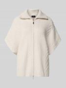 Loose fit gebreid jack met wol