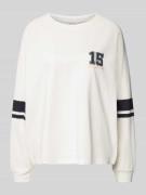 Loose fit shirt met lange mouwen van puur katoen