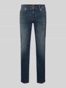 Slim fit jeans van katoenmix, model 'LOOM'