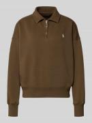 Sweatshirt met labelstitching