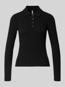 Slim fit shirt met lange mouwen van katoenmix, model 'KITTE'