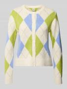 Gebreid jack met knoopsluiting, model 'ANN'