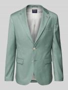 Slim fit linnen colbert met knoopsluiting