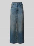 High loose fit jeans in used-look, model 'Skater'