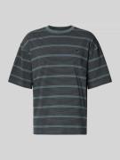 Relaxed fit T-shirt met labelstitching, model 'HANSON'