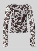 Shirt met lange mouwen en ronde hals, model 'MINNA'