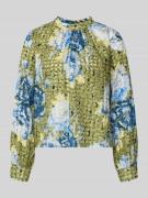 Regular fit blouse met zijde