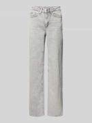 Wide leg jeans van katoenmix, model 'TESSA'