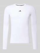 Shirt met lange mouwen en labelprint