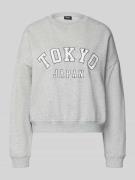 Oversized sweatshirt van katoenmix, model 'SWEAT LIFE'