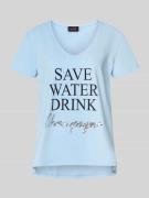 T-shirt met statementprint