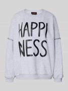 Sweatshirt met statementprint