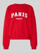 Oversized sweatshirt van katoenmix, model 'SWEAT LIFE'