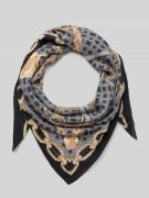 Sjaal van zuiver modal met logoprint