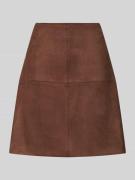 Slim fit minirok met blinde ritssluiting