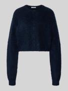 Kort gebreid jack met knoopsluiting, model 'debbie'