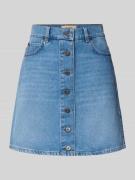 Uitlopende jeansrok van puur katoen, model 'NATALE'