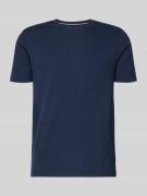 Regular fit T-shirt met structuurmotief