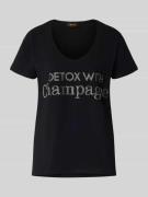 T-shirt met labeldetail