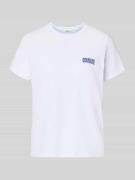 T-shirt met labelprint