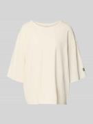 Oversized T-shirt met labelprint