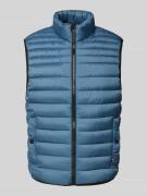 Regular fit bodywarmer met waterafstotende functie