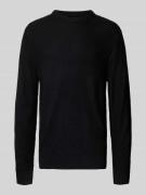 Gebreide pullover met ronde hals, model 'ROY'