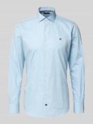 Slim fit zakelijk overhemd van puur katoen-popeline