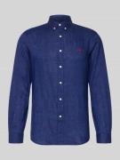 Slim fit vrijetijdsoverhemd van zuiver linnen