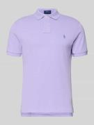 Slim fit poloshirt van puur katoen