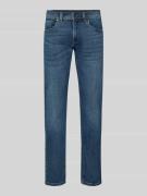 Tapered fit jeans in 5-pocketmodel, model 'Lyon'