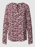 Blouseshirt met all-over-print