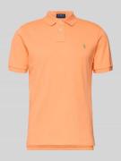 Slim fit poloshirt van puur katoen