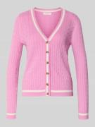 Gebreid jack met V-hals