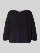 Gebreide pullover met 3/4-mouwen
