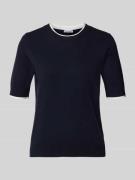 Regular fit gebreide pullover met ronde hals
