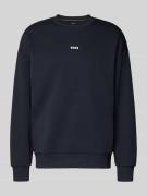 Regular fit sweatshirt van katoenmix, model 'STENSON'
