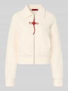 Slim fit sweatjack van puur katoen, model 'EROICO'