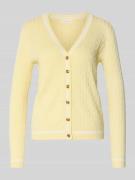 Gebreid jack met V-hals