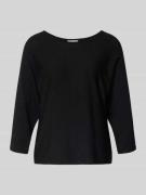 Relaxed fit pullover van viscosemix in gebreide look