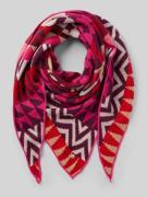 Sjaal met wol, model 'Intarsien'