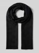 Sjaal van een mix van modal en wol, model 'MONYQUE'